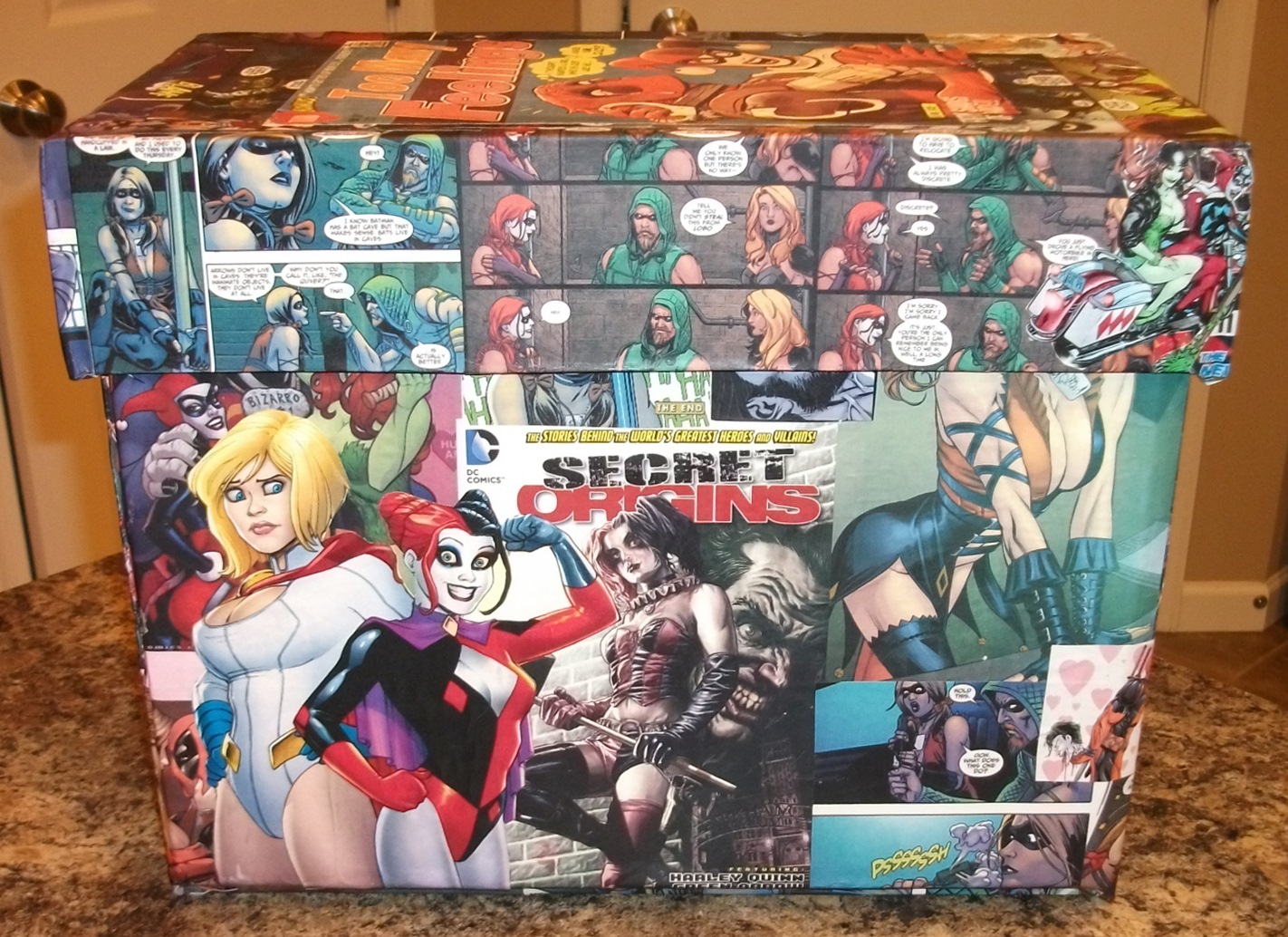Kracalactaka Creations Comic Decoupage Blog DC Comics, Harley Quinn