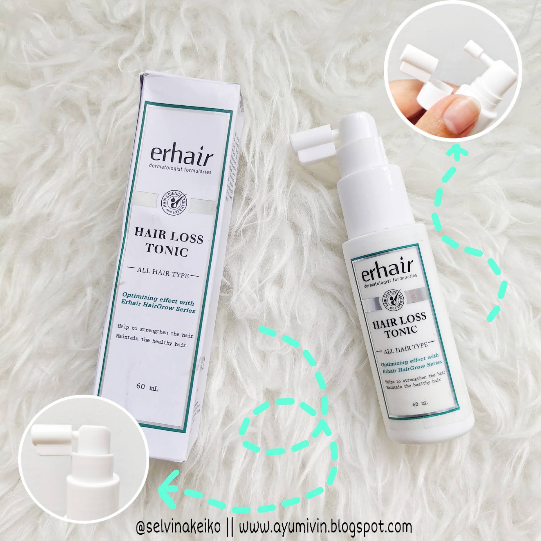 [Review & Hasil Pemakaian] Erhair HairGrow Shampoo dan Erhair Hair Loss Tonic Hi