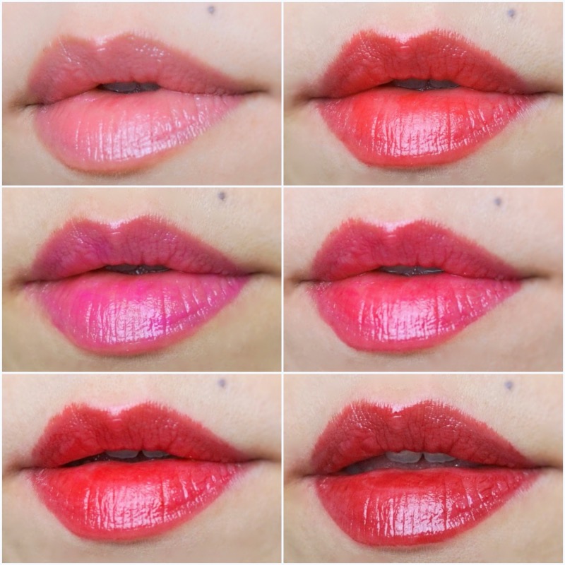 Revlon Glass Shine Lipstick Swatches