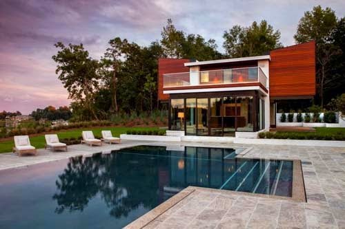 Contemporary guest house design by Kersting Architecture