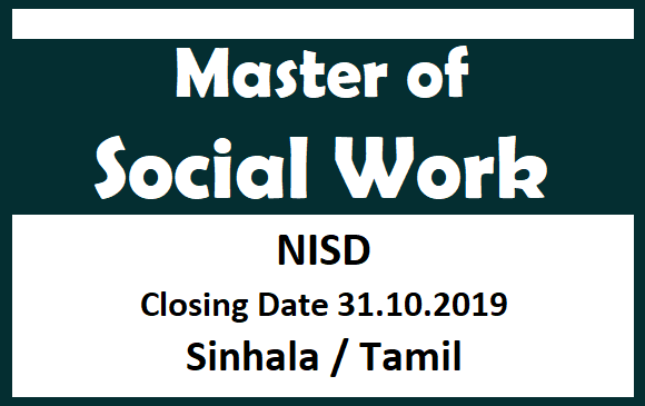 Master of Social Work - NISD