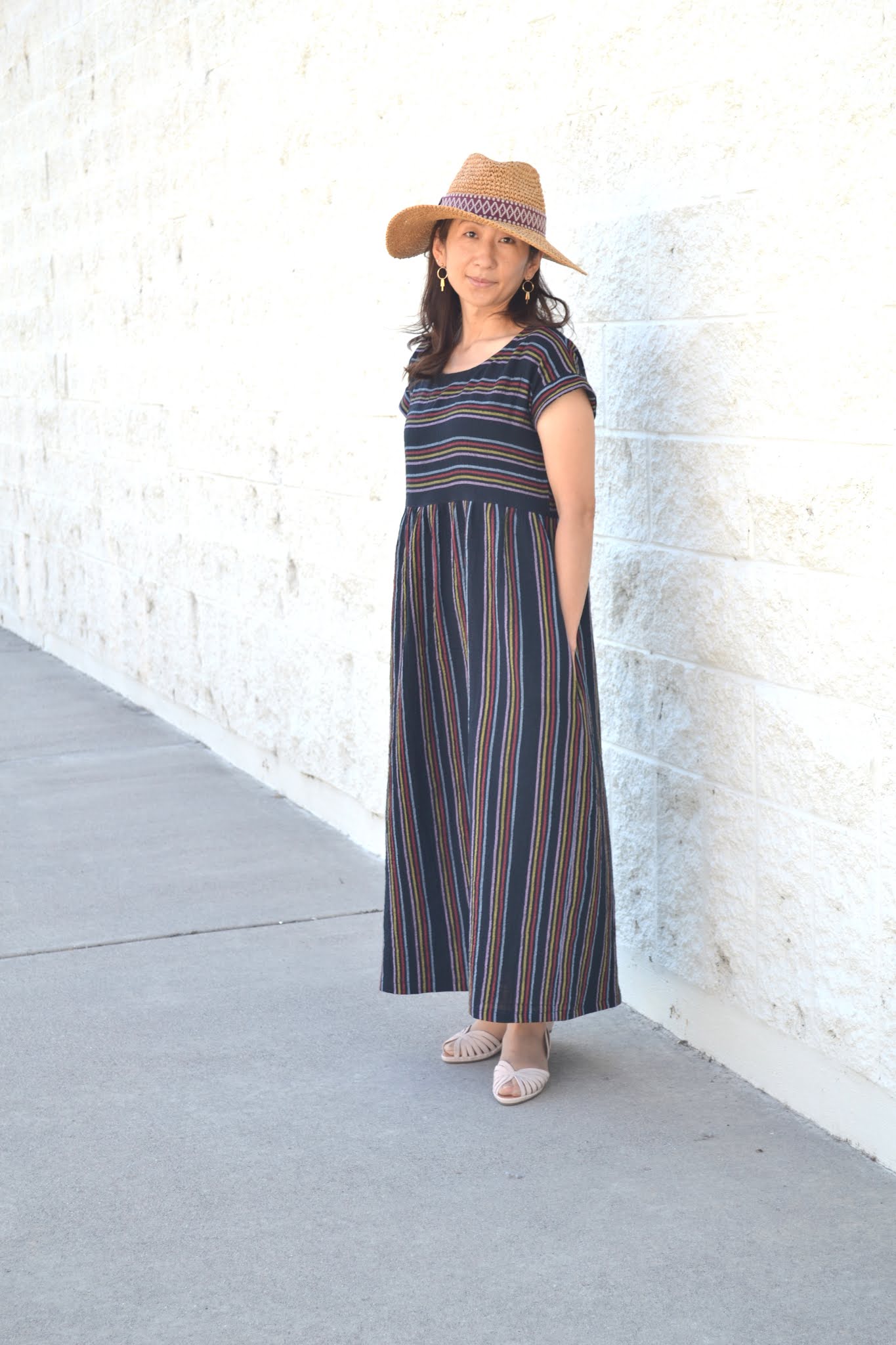 Tea Rose Home Bubble Gauze Summer Dress