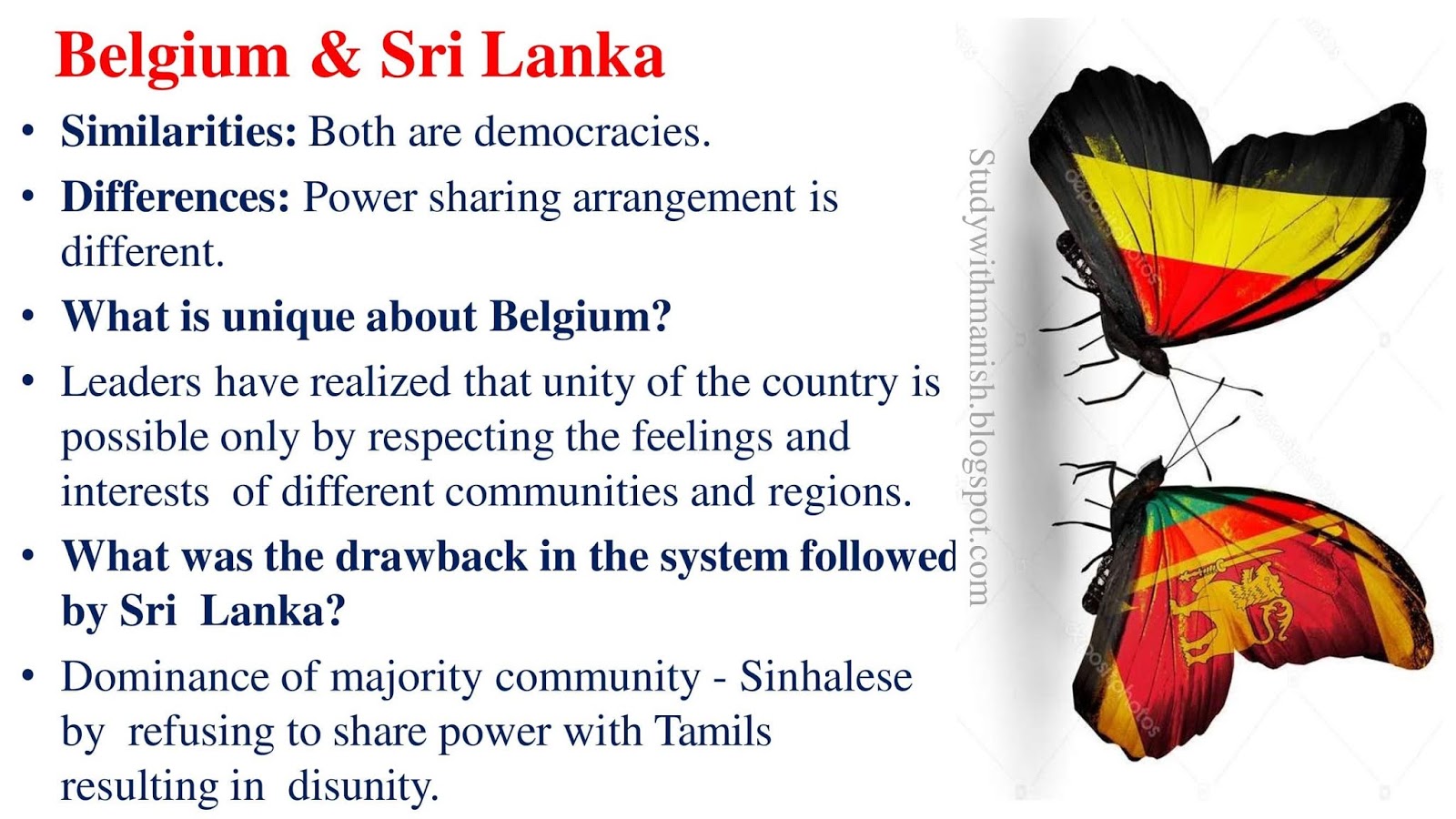 Power Sharing PPT Class-10th Political Science