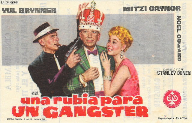 Una Rubia para un Gángster - Programa de Cine - Yul Brynner - Mitzi Gaynor