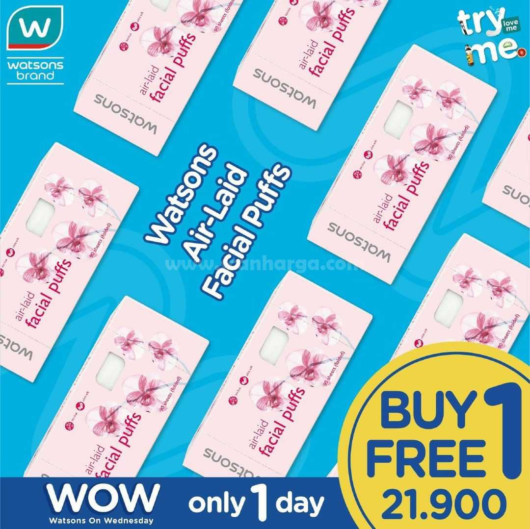 Promo Watsons Sehari Wow Only 1 Day Buy 1 Get 1 Free