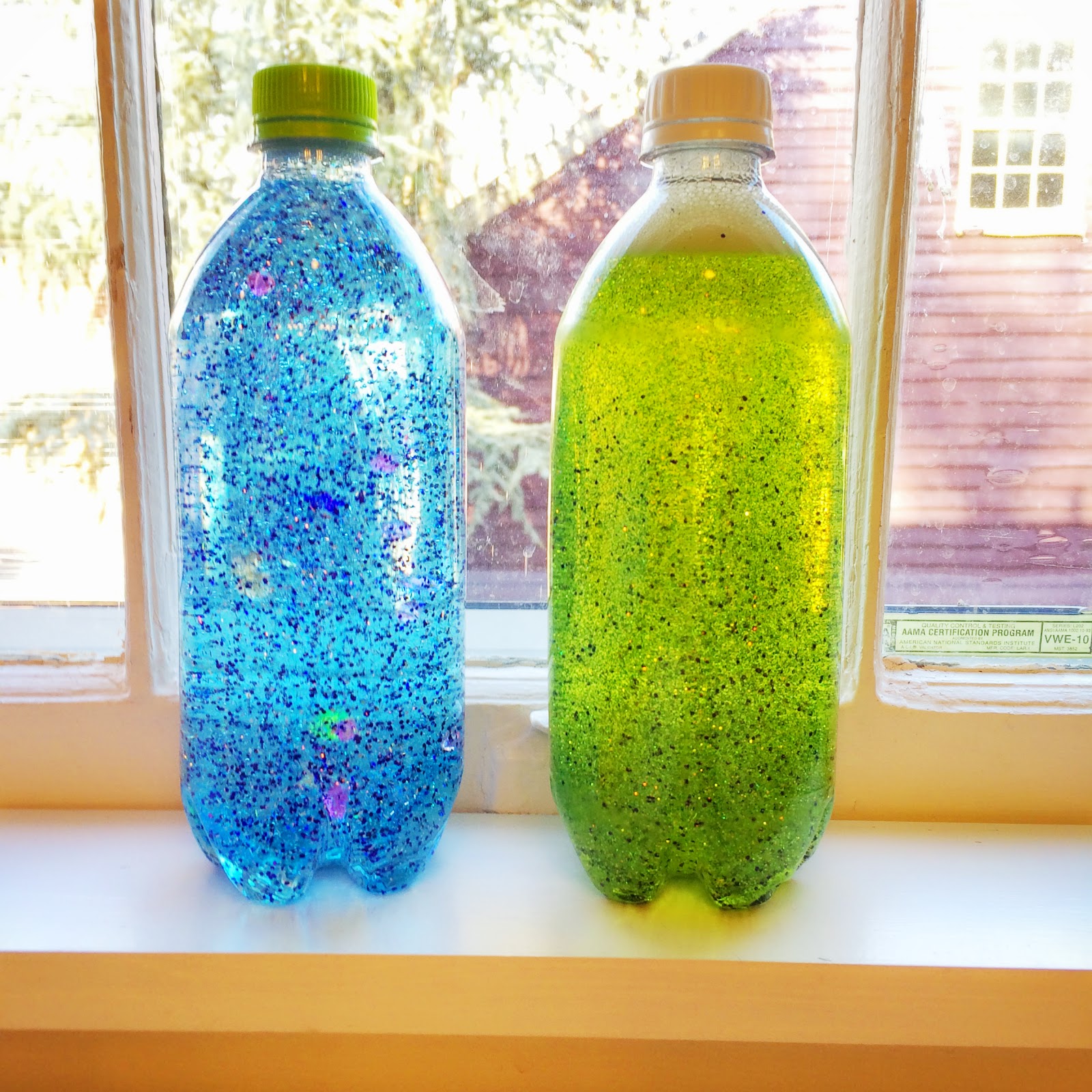 Our Beautifully Messy House Sensory Bottles, Sparkle Bottles, Glowin