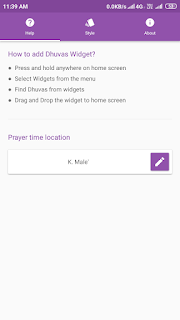 Dhuvas Dhivehi Time Widget Apk for Android