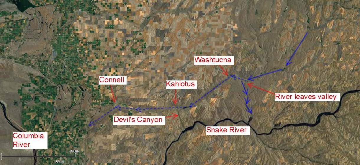 Palouse River Map