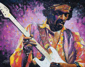 Jimi Hendrix Arthouse Poster