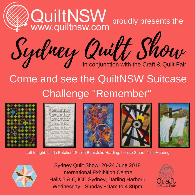 QuiltNSW Blog Day 1 Sydney Quilt Show 2018