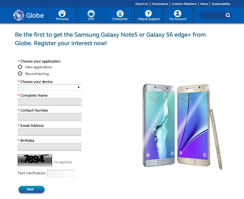 Samsung Galaxy Note 5 and Galaxy S6 edge+ Portal