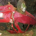 Capotamento de veículo na BR-158, em Panambi