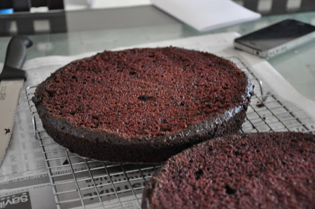 Eggless Chocolate Cake With Chocolate Frosting