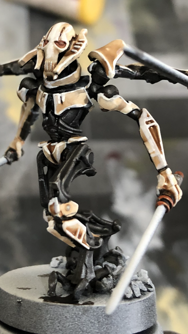 Painting Poorly Star Wars Legion General Grievous