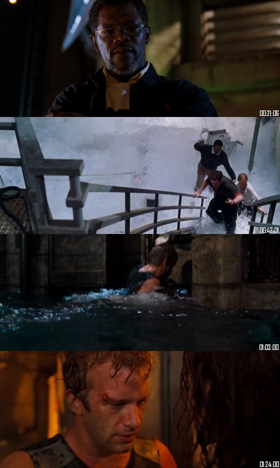 Deep Blue Sea 1999 BRRip 720p 480p Dual Audio Hindi English Full Movie Download