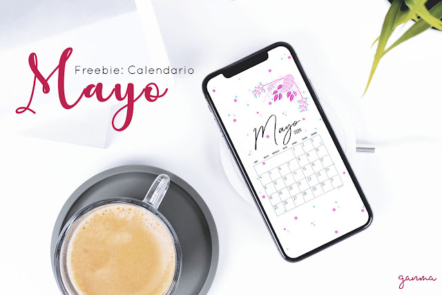 Freebie: Calendario Mayo