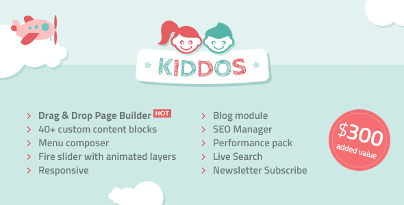 Kiddos - Hand Crafted Kids OpenCart Theme
