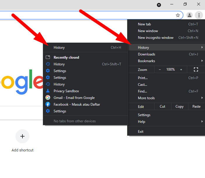 Cara Melihat History Google Chrome di Android dan Laptop
