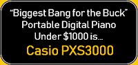 pic of Casio portable digital pianos under $1000