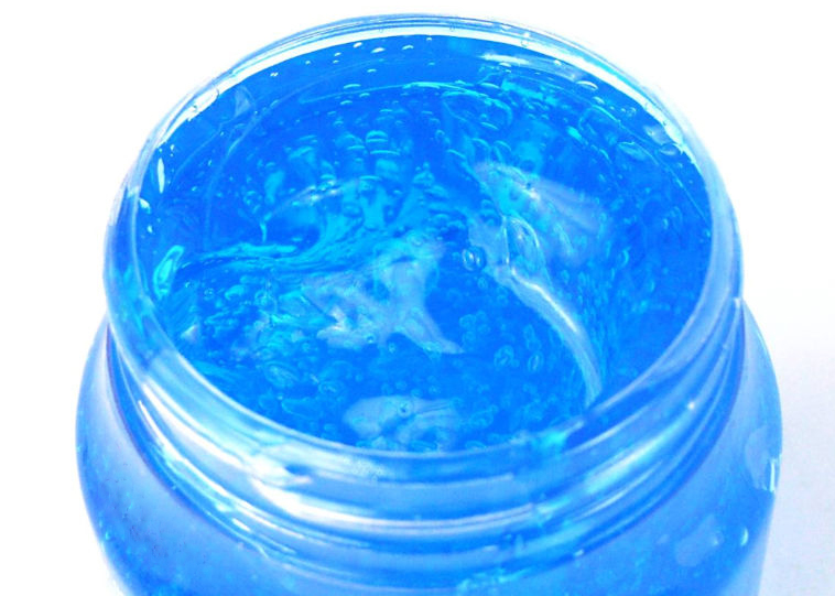 grip blue gel hair