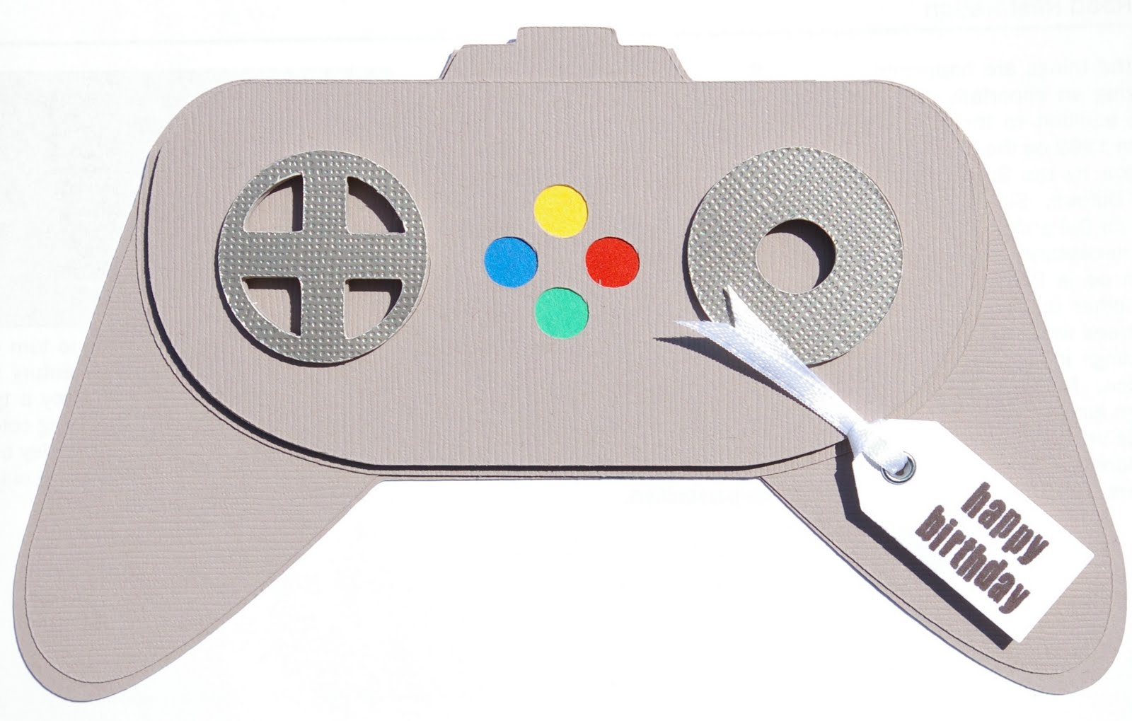 Snappy Scraps Game Controller card