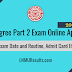 LNMU Part 2 Examination Form, Admit Card Updates 2019