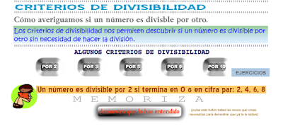 http://www3.gobiernodecanarias.org/medusa/eltanquematematico/todo_mate/multiplosydivisores/divisibilidad/divisibilidad_p.html