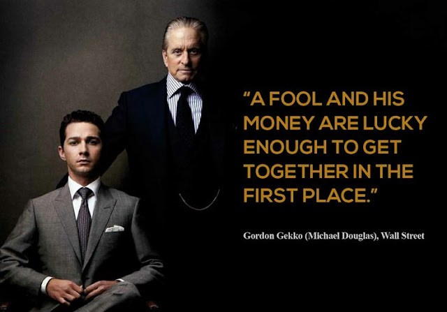 Gordon Gekko Wall Street Greed Is Good Quotes