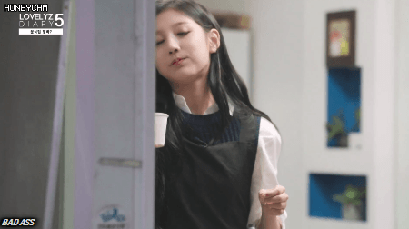 리얼리티 찍으려다 진짜로 열일한 러블리즈 막내.jpgif | 인스티즈