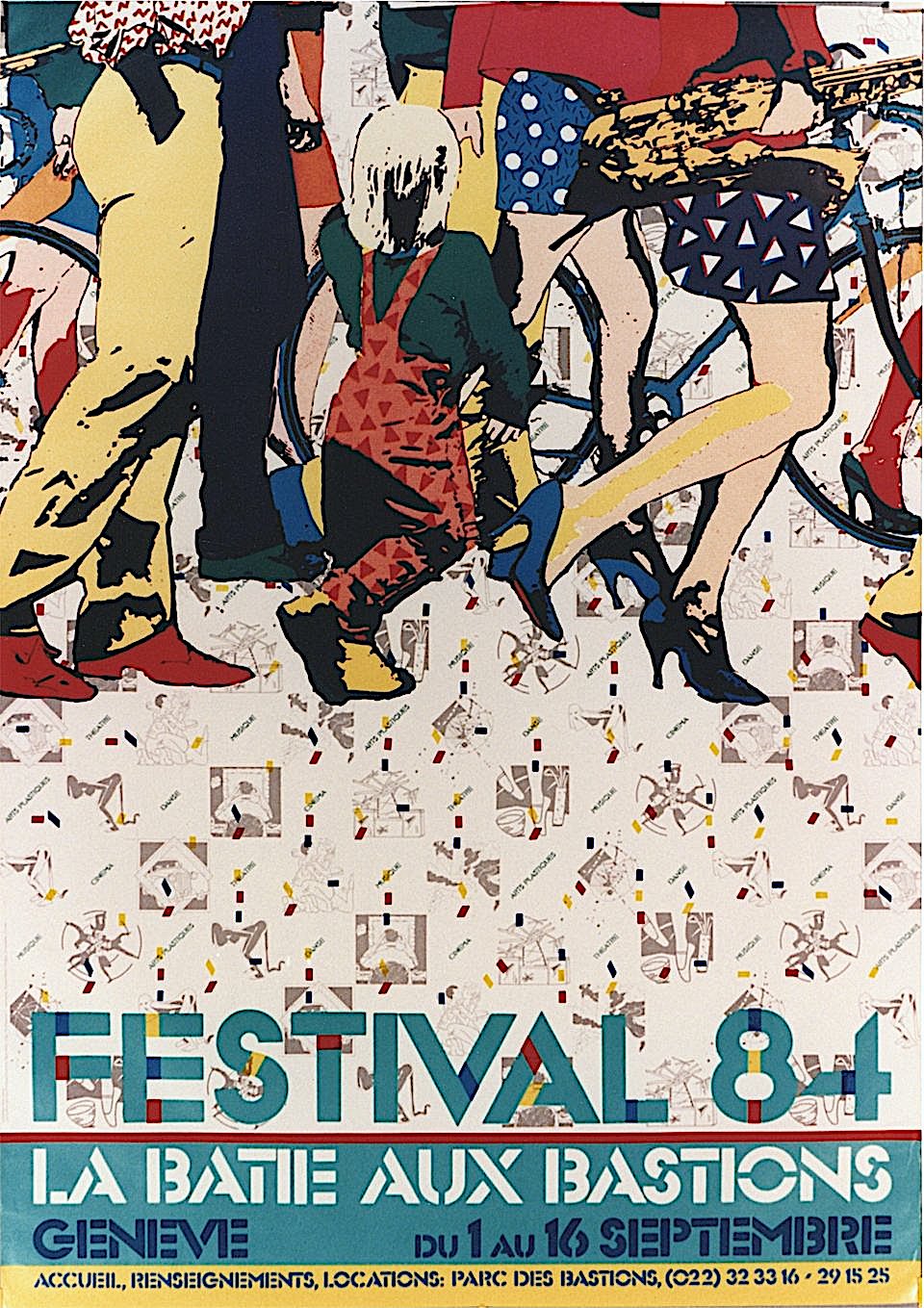 1984 Festival 84 La Batie Aux Bastions 1984 Festival 84 La Batie Aux Bastions, a poster