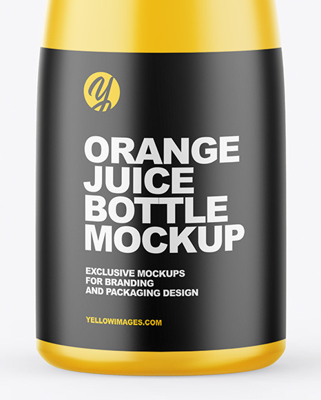 Download Orange Juice Bottle Mockup Yellowimages Mockups