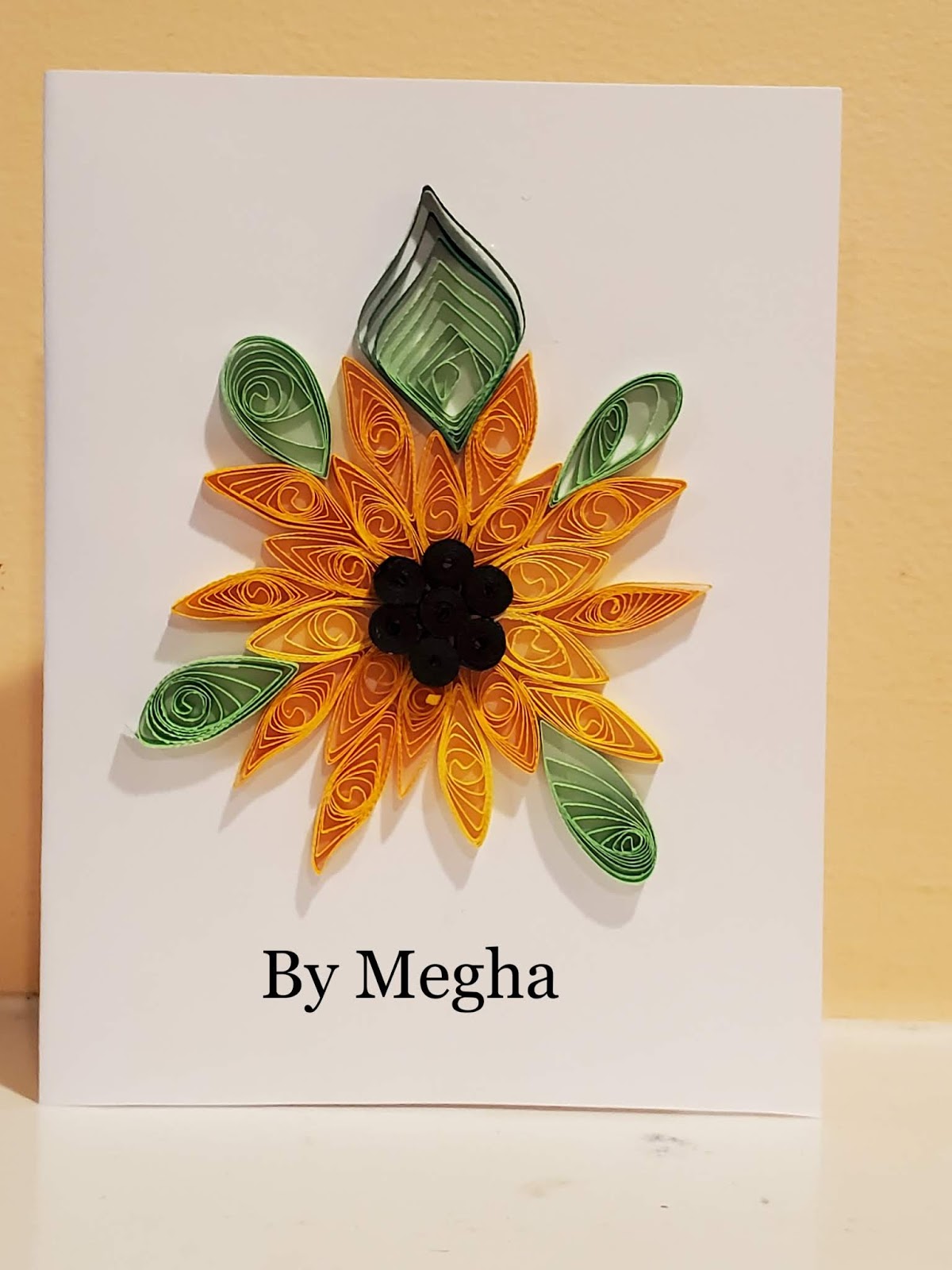 Trupti's Craft Paper Quilling Sunflowers By Kids