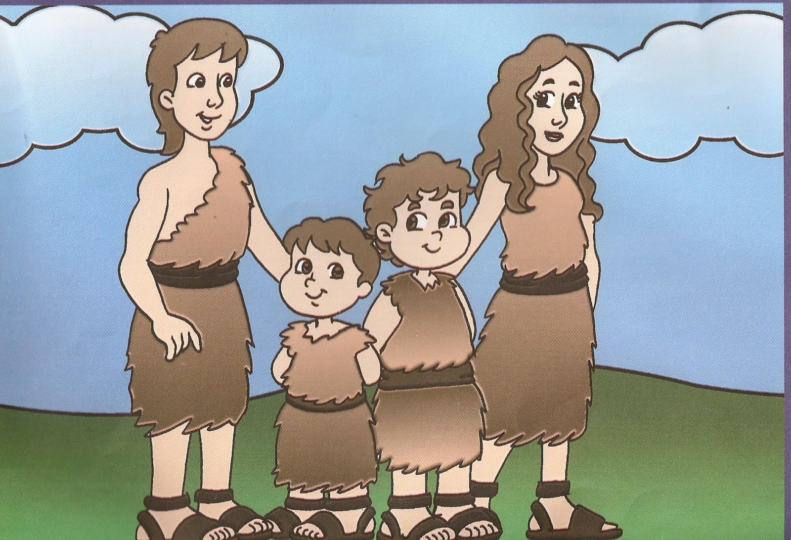 Criança com Jesus, Só Alegria! Deus criou a primeira família