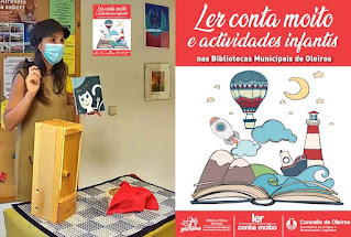 A Xanela do Maxín en Ler conta moito na Biblioteca Manuel María (Oleiros) 28/09/2021