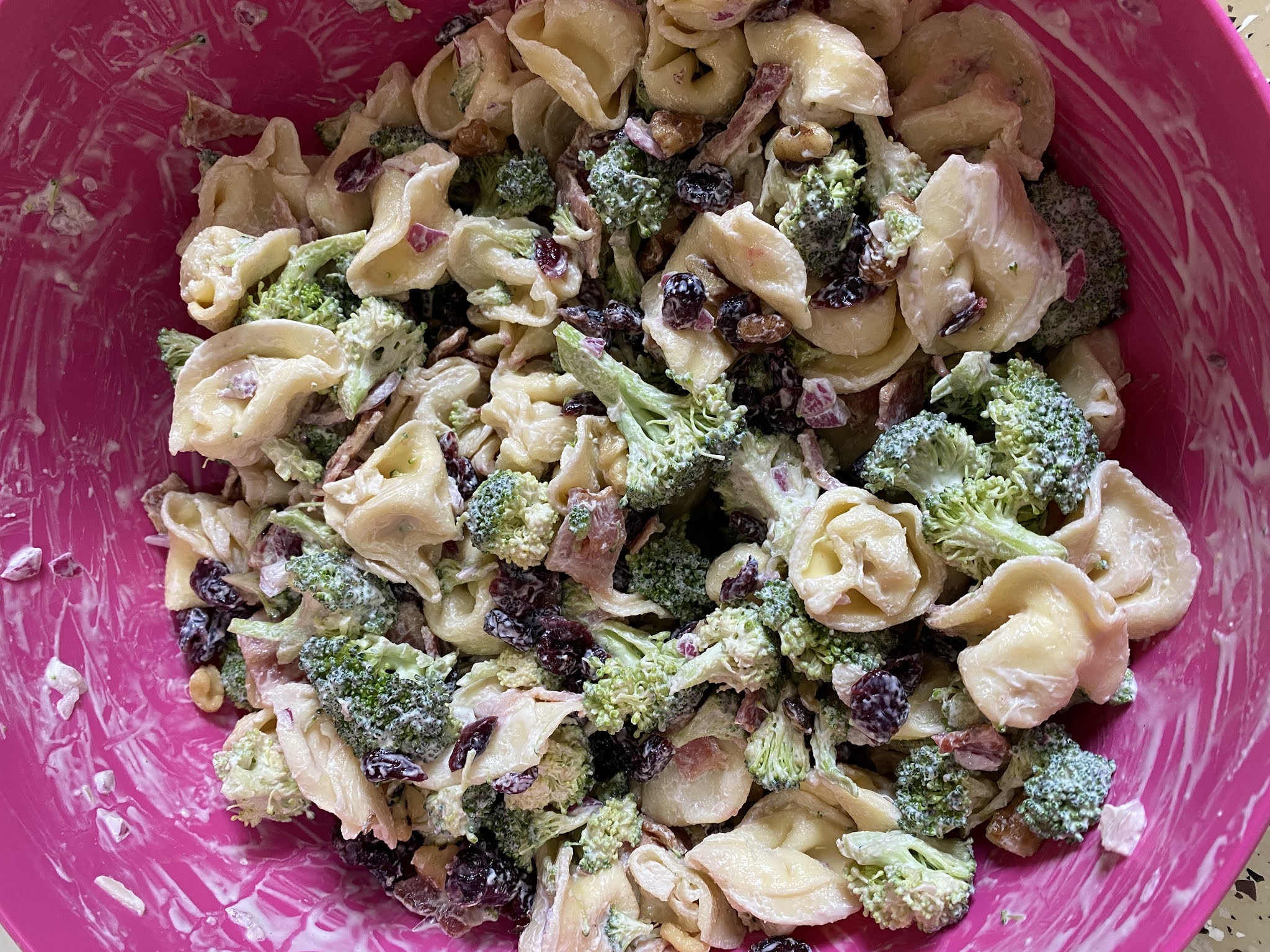 Jodi&amp;#39;s Creative Corner: Tasty Tuesday ~ Tortellini Broccoli Salad