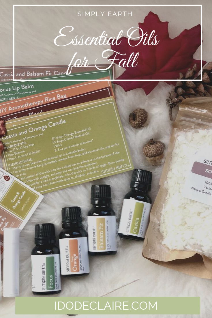 Essential Oils for Fall with Simply Earth