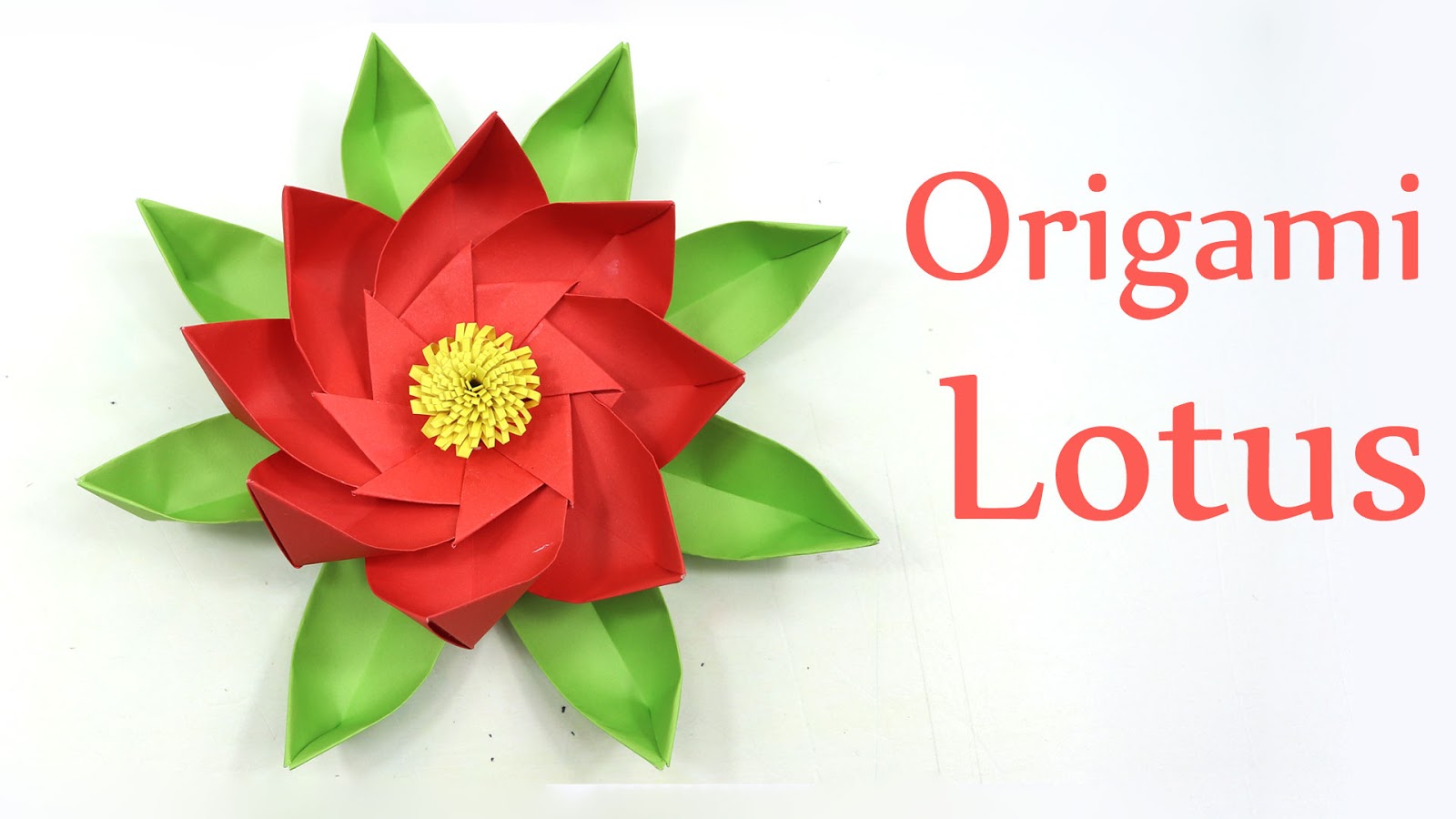 origami lotus flower youtube origami lotus flower youtube