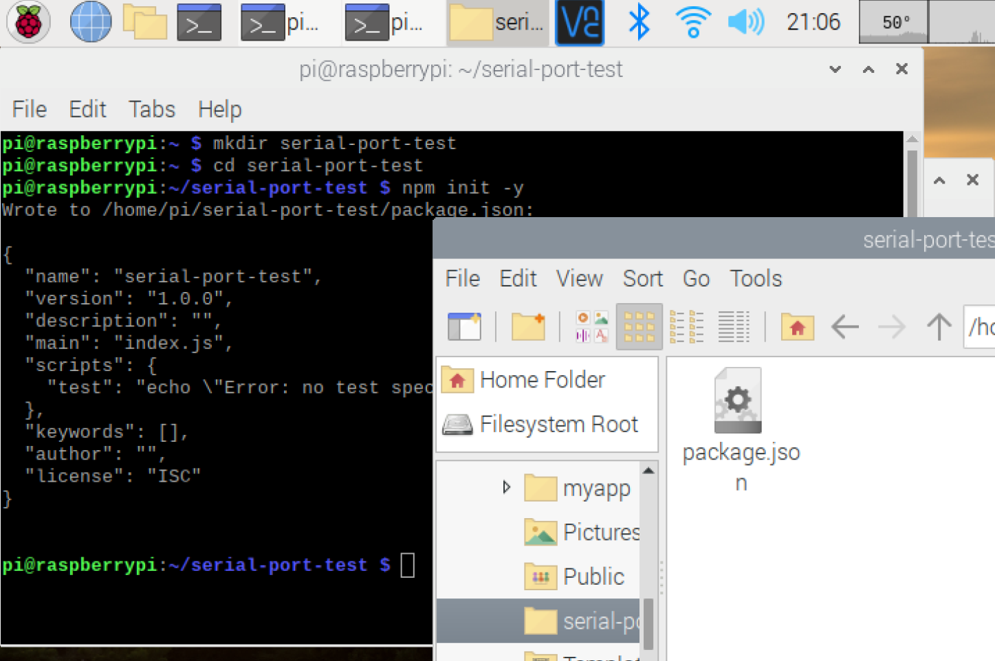การใช้งาน USB to RS232 Serial Port บน Raspberry pi ด้วย Node js Bulan Tech