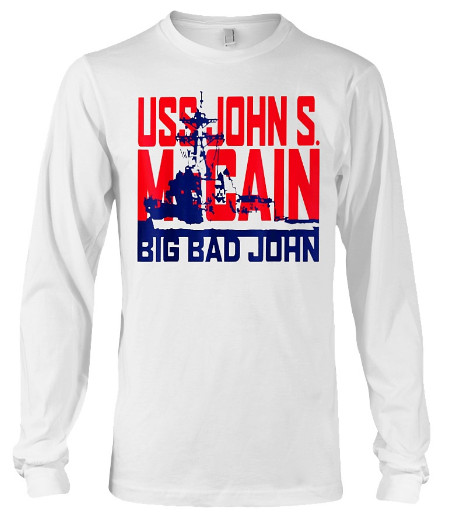 USS John S McCain Support our Vets Hoodie, USS John S McCain Support our Vets Sweatshirt, USS John S McCain Support our Vets T Shirts