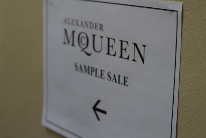 alexander mcqueen sample sale 2019