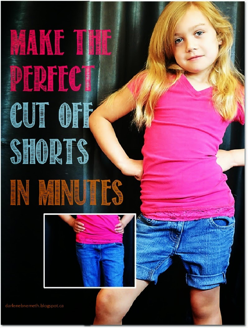 Let It Shine: Make the Perfect Cut Off Shorts in Minutes