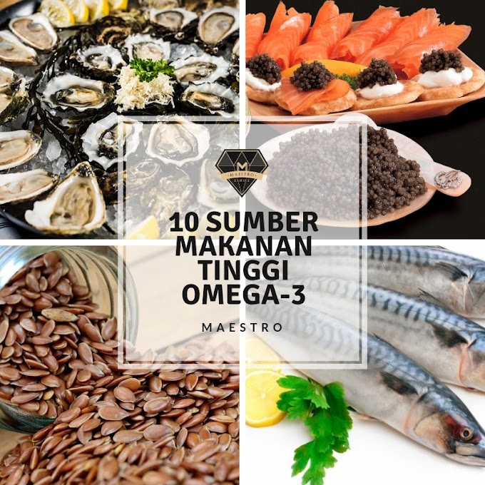 10 Makanan Tinggi Dengan Omega-3
