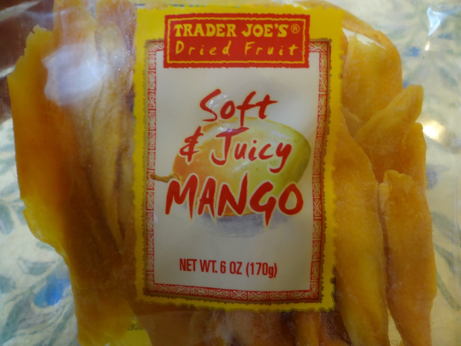 Trader Joe's 365 Day 338 Soft and Juicy Mango (dried)