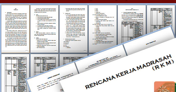 Contoh Rencana Kerja Madrasah (RKM)  Sisi Edukasi