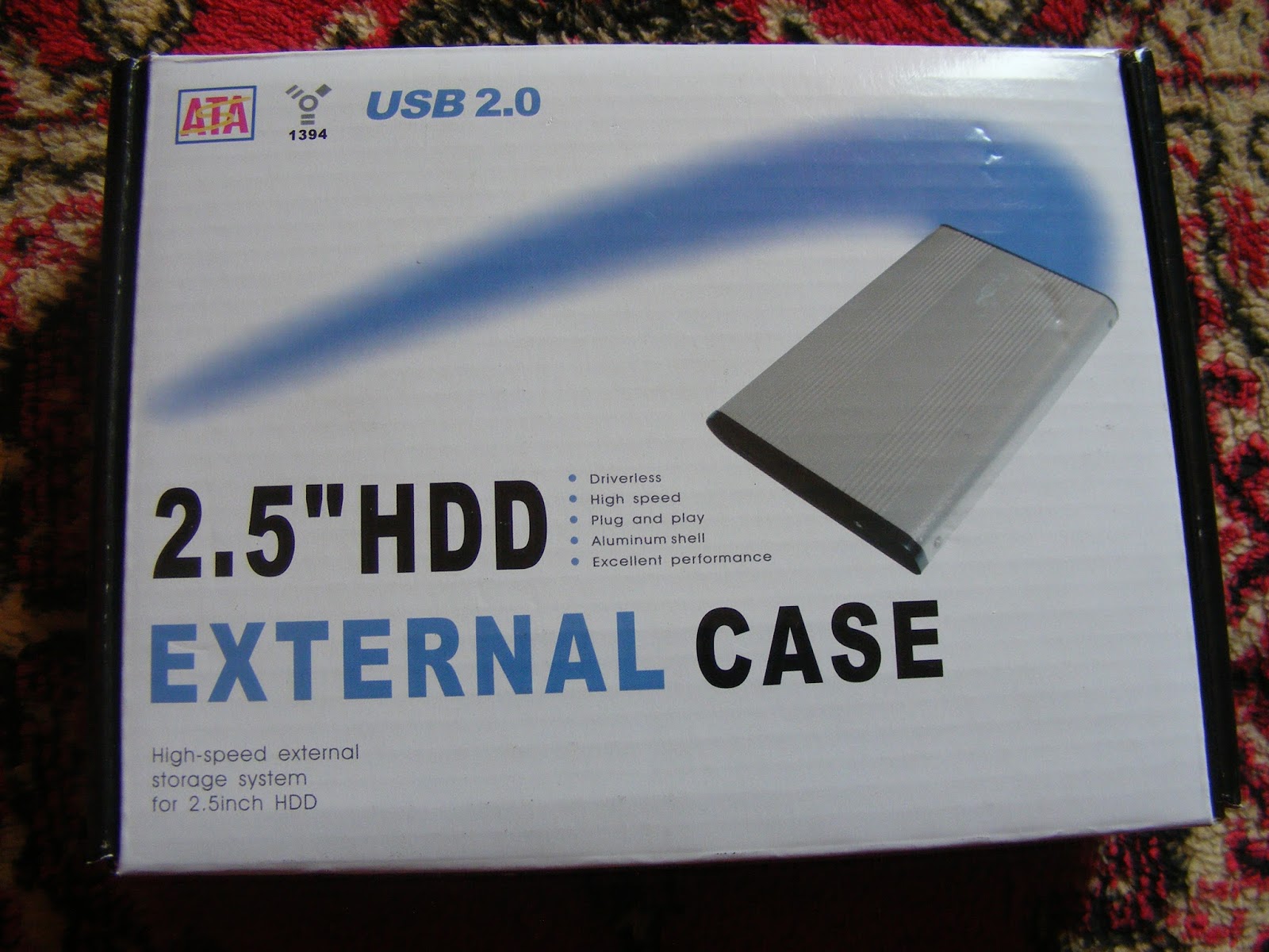 2.5"HDD EXTERNAL CASE Center Laptop SOLO