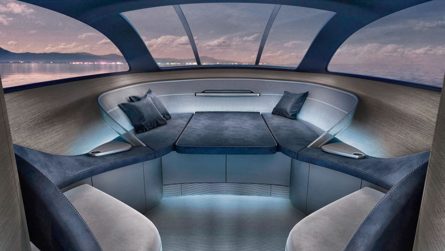 motor yacht arrow interior