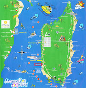 Playa del CarmenMexico (cozumel island map)