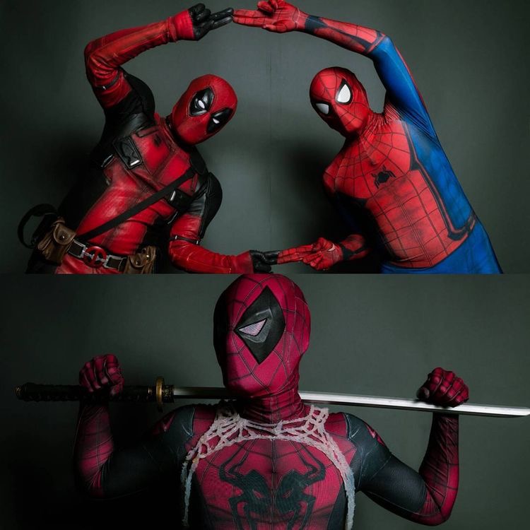 SpiderMan & Deadpool Wallpaper & Telefon Duvar Kağıdı