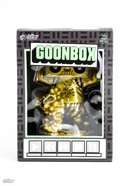 Tenacious Toys Rap Kings GOONBOX Gold Edition 7 inch vinyl art toy 1
