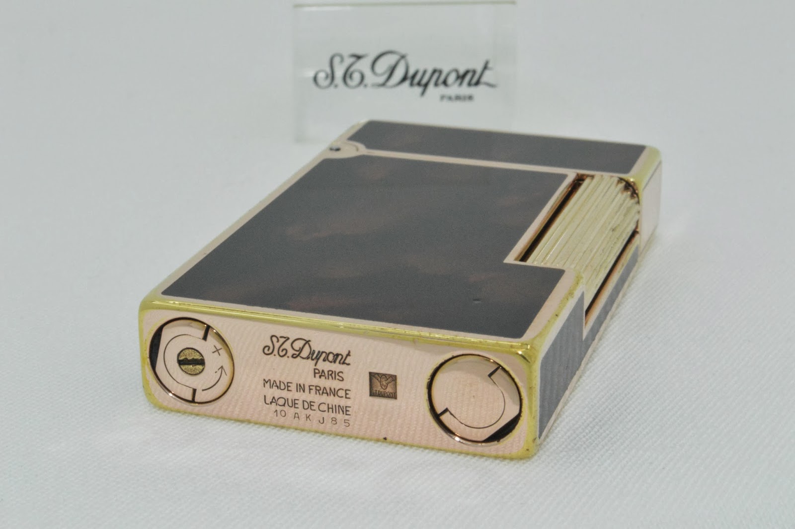 ziq S.T. DUPONT collections: ORIGINAL S.T.DUPONT LINE 2 GOLD WITH BLACK